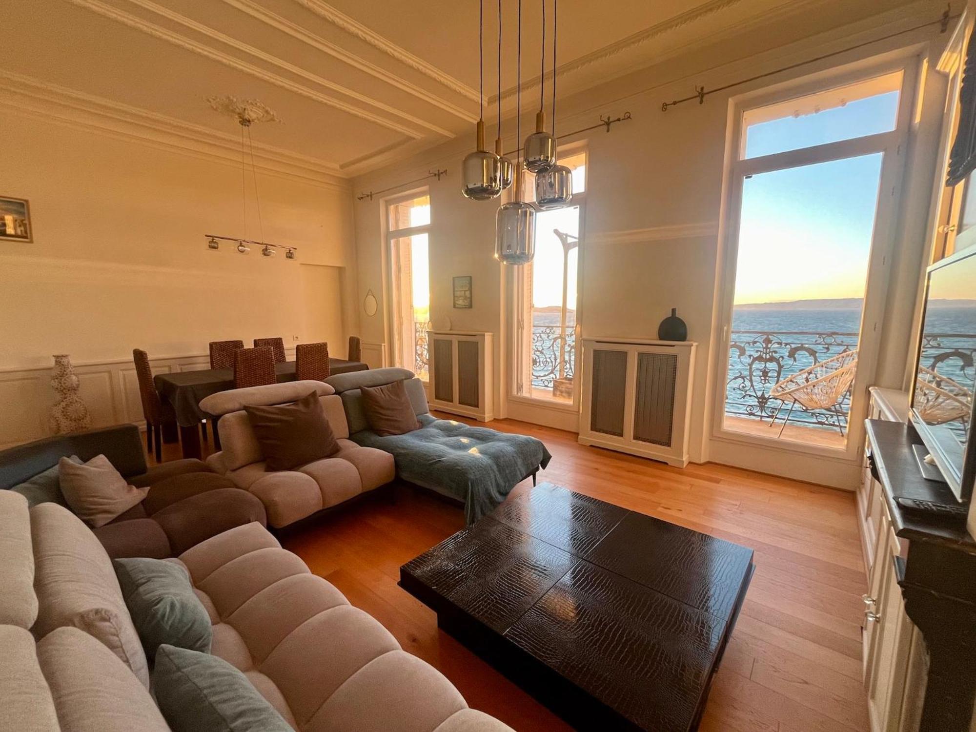 Appartement Sur La Corniche Kennedy Face A La Mer Marseilles Exterior foto